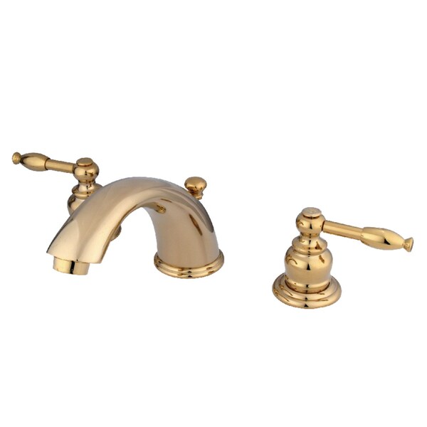 KB962KL Widespread Bathroom Faucet, Polished Brass
